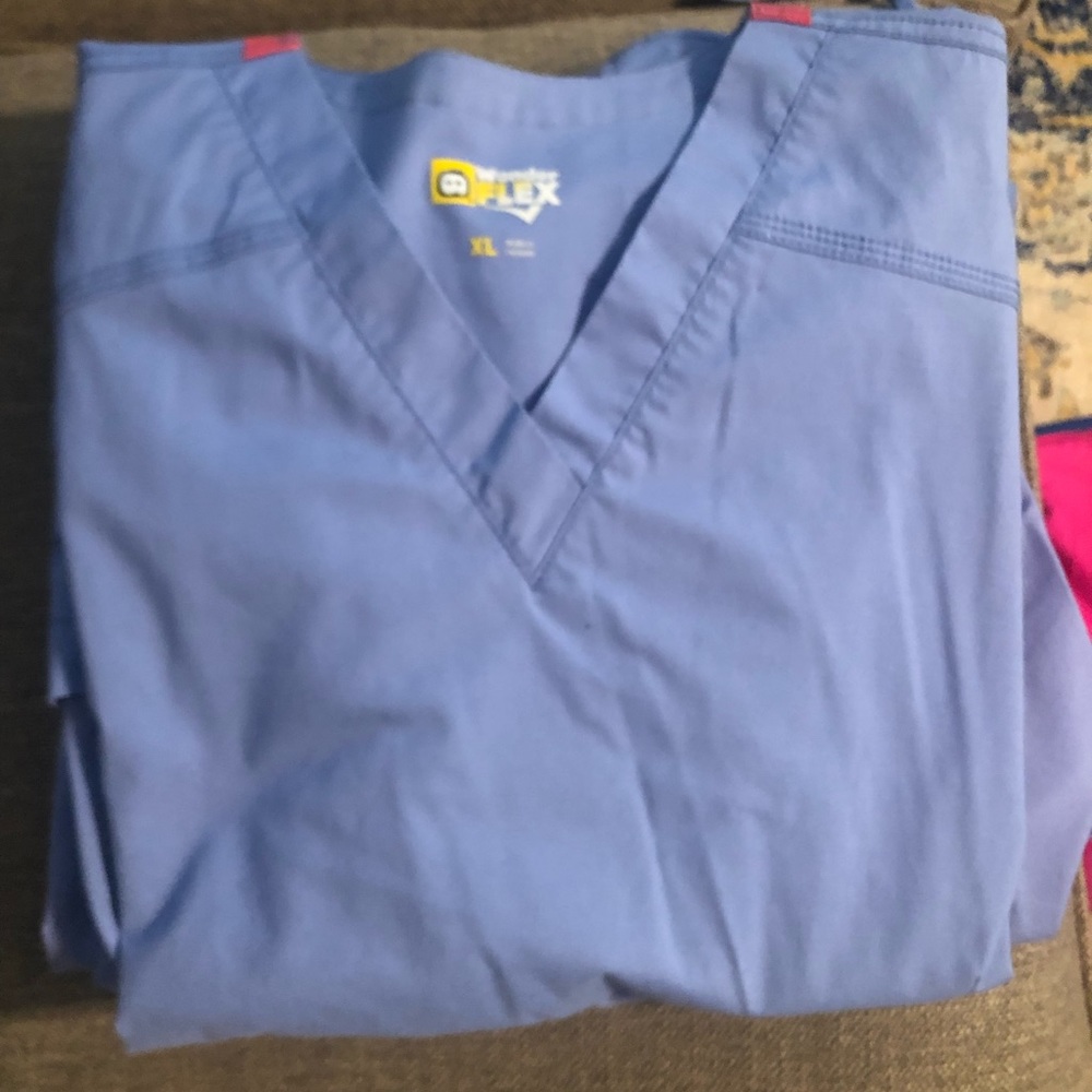Seal Blue Scrub Set